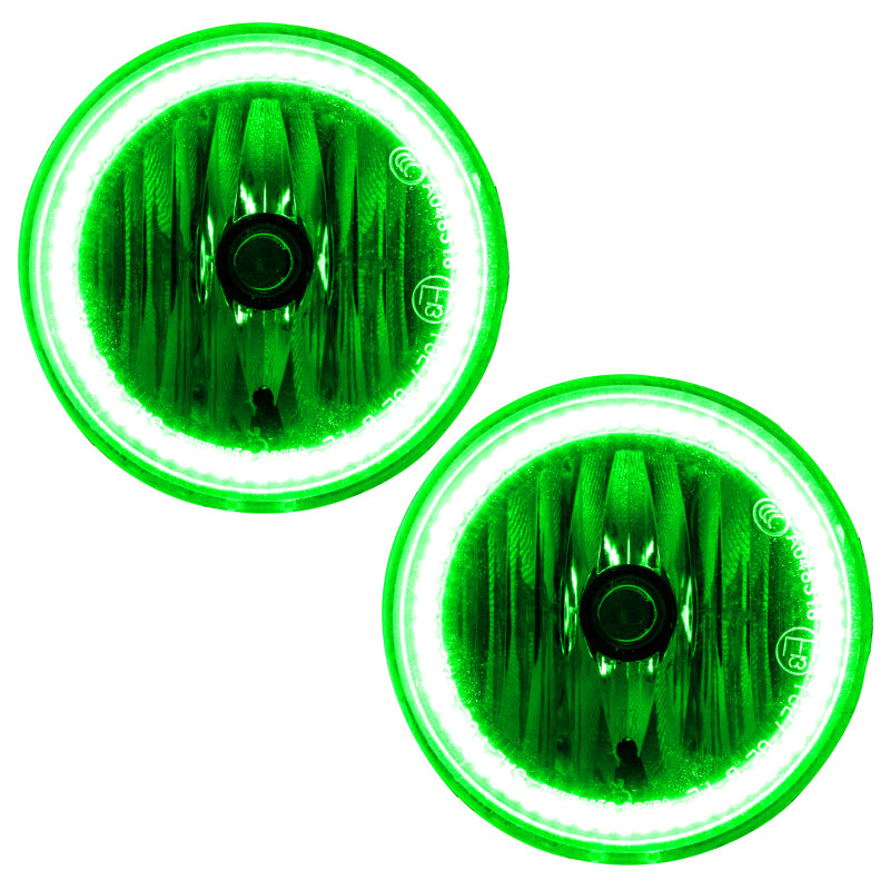 Oracle 05-10 Chrysler 300C Pre-assembled Halo Fog Lights Green SEE WARRANTY 7015-004
