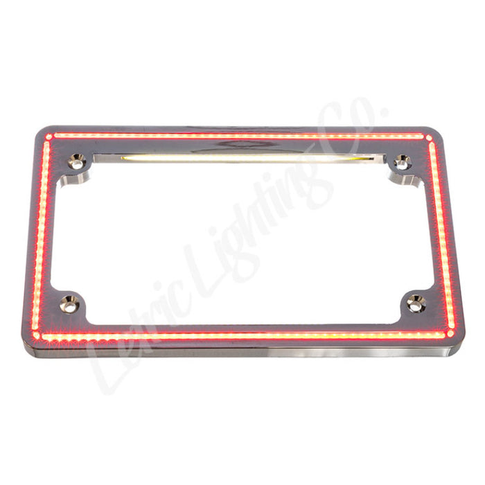 Letric Lighting Co . Perfect Plate Light License Plate Frame Chrome Llc-Ppl-C2 LLC-PPL-C2