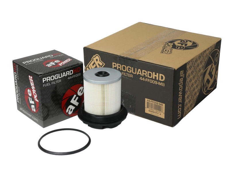 aFe Pro GUARD D2 Fuel Filter 94-97 Ford Diesel Trucks V8 7.3L (td-di) (4 Pack) 44-FF009-MB