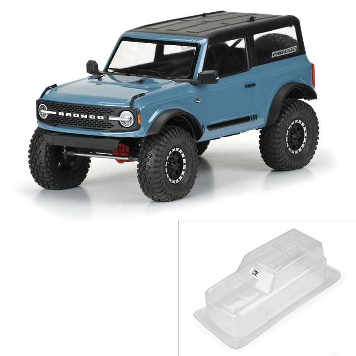 Pro-Line Racing 1/10 2021 Ford Bronco Clr Body Set 11.4 Crawlers PRO356900 Car/Truck Bodies wings & Decals