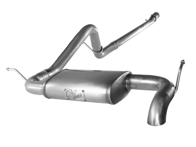 aFe MACHForce XP Exhausts Cat-Back SS-409 EXH CB compatible with Jeep Wrangler 2012 V6-3.6L (4 Dr) 49-46212