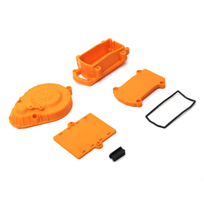 Axial Cage Radio Box Spur Cover Orange RBX10 AXI231031 Elec Car/Truck Replacement Parts