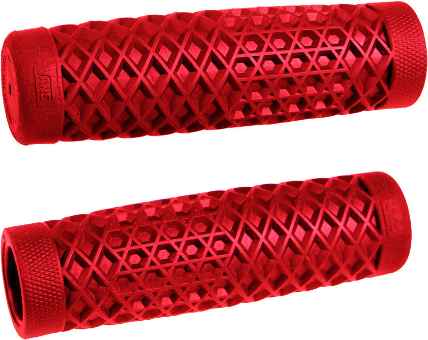 ODI B02VTR Vans/Cult V-Twin Grips - 1in. - Red