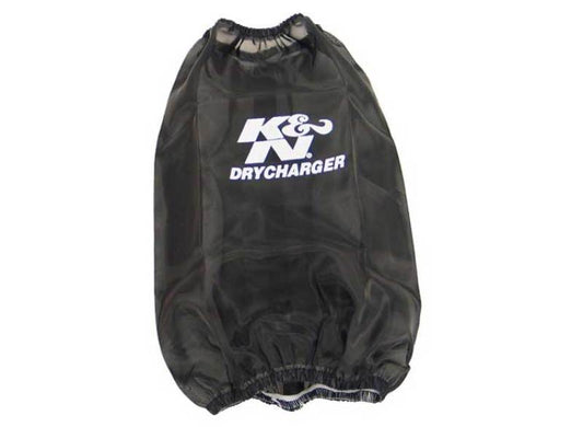 K&N Drycharger Round Tapered Air Filter Wrap 6.5in Base ID/4.5in Top ID/7in H Black RF-1032DK