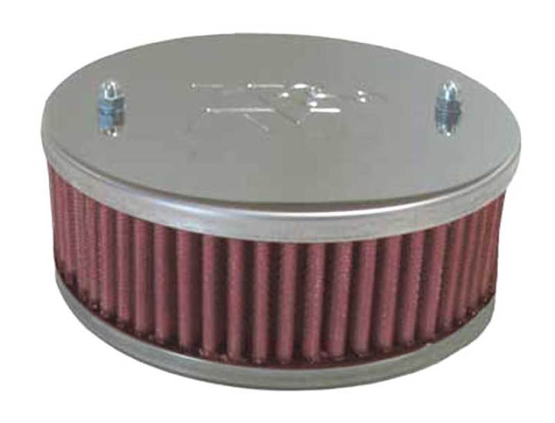 K&N Universal Custom Air Filter Oval 1.375in Flange / 4.875in ID / 2.25in Overall Height 56-9093