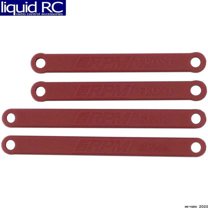 RPM R/C Products 81269 Heavy Duty Camber Links Rustler/Stampede 2WD Red