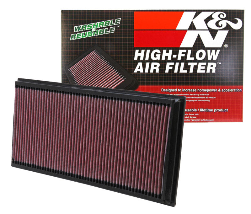 K&N 33-2857 Air Panel Filter for VW TOUAREG 02-10, POR CAYENNE 02-09, L.R. RANGE ROVER 06-09