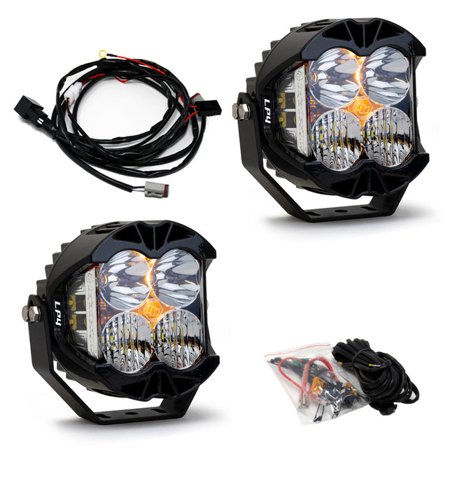 Baja Designs ® Lp4 Pro 5-Inch Led Off-Road Lights Driving/Combo White Clear Pair 297803