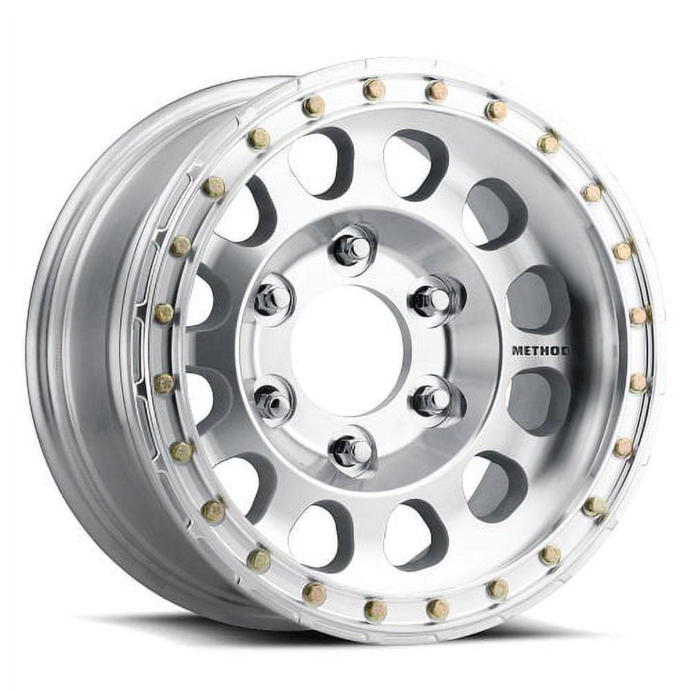 Method MR103 Beadlock 17x9 -12mm Offset 6x5.5 108mm CB Raw Machined Race Drilled w/BH-H24125 Wheel MR10379060312BR