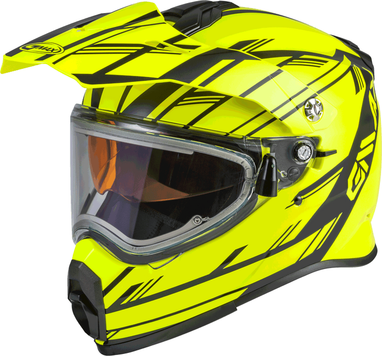 AT-21S Epic Snow Helmet W/ELEC Shield Matte HI-VIS/Black SM