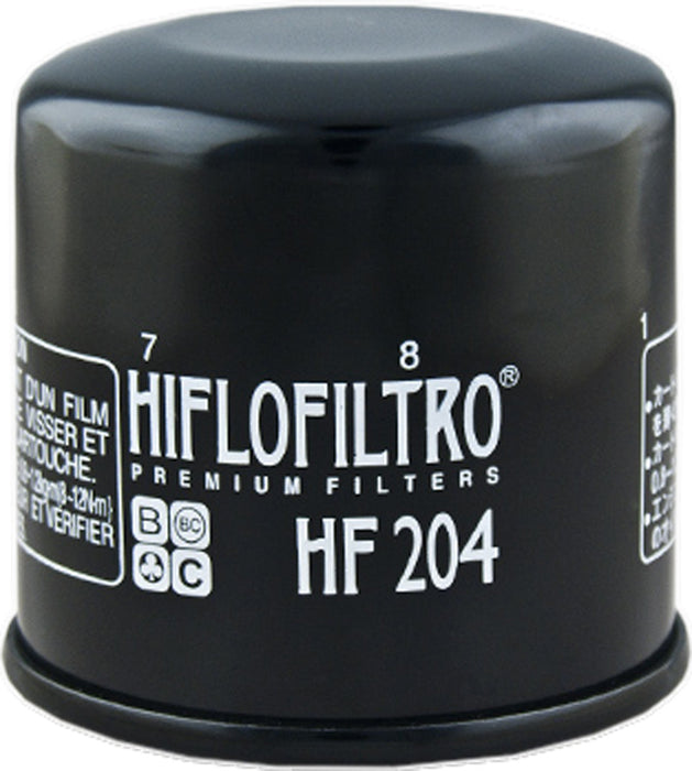 HiFloFiltro HF204C Chrome Standard Premium Oil Filter, Single