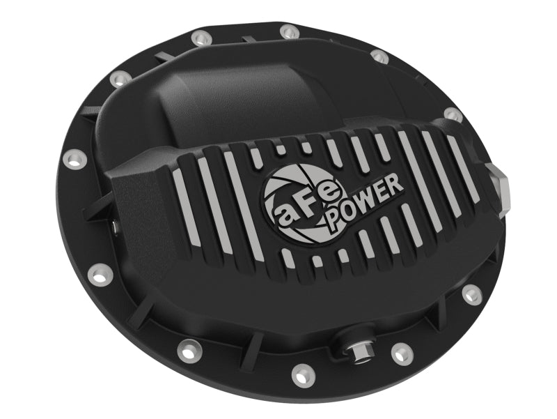 aFe Power Pro Series Front Diff Cover Black Machined & Gear Oil 13-18 Compatible with Dodge Ram 2500/3500 46-70402-WL