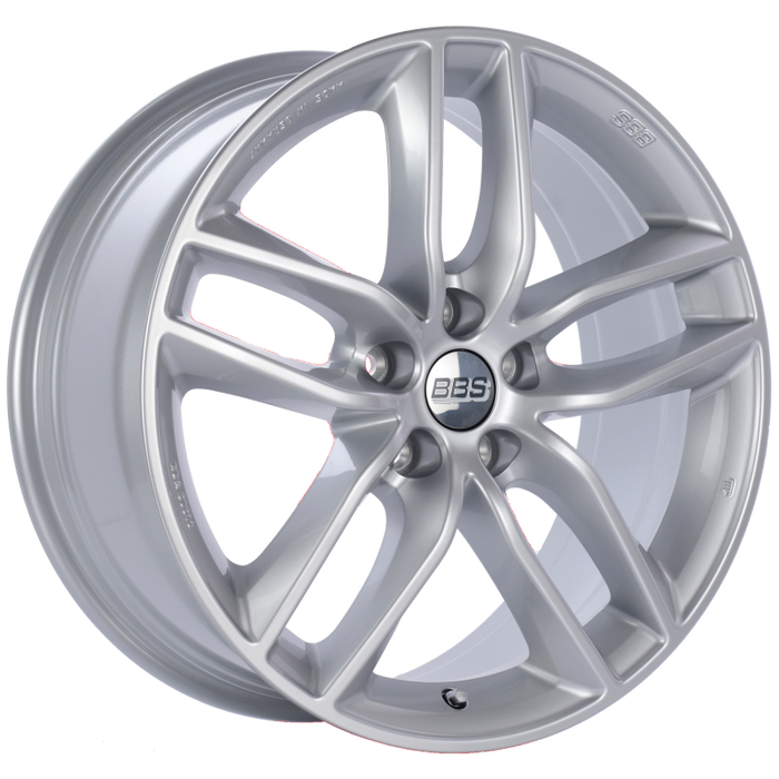 BBS SX 17x7.5 5x112 ET35 Sport Silver Wheel -82mm PFS/Clip Required SX0302SK