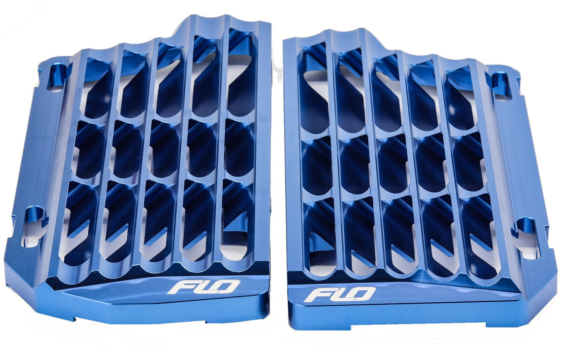 Flo Motorsports FLO756BLU High Flow Radiator Braces - Blue