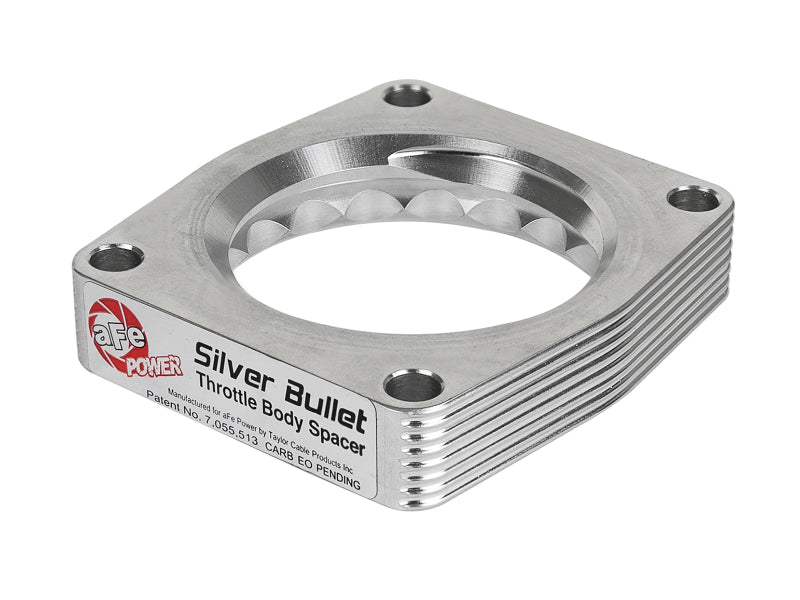 aFe Silver Bullet Throttle Body Spacer TBS 17-19 Compatible with Nissan Patrol (Y61) I6-4.8L 46-36009