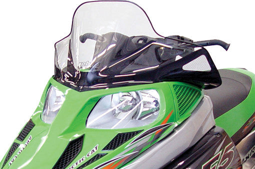 PowerMadd 12920 Cobra Windshield for Arctic Cat F Series - Tint with black graphics - Low height