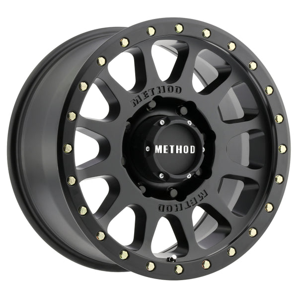 Method MR305 NV HD 18x9 +18mm Offset 8x6.5 130.81mm CB Matte Black Wheel MR30589080518H
