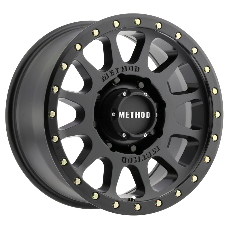 Method MR305 NV HD 17x8.5 0mm Offset 8x170 130.81mm CB Matte Black Wheel MR30578587500H