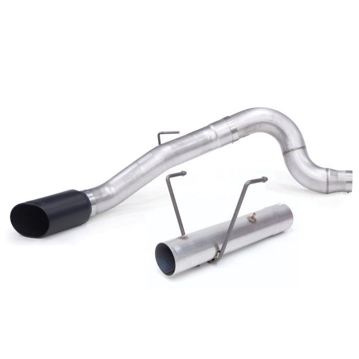 Banks Power 13-18 Compatible with Dodge RAM Monster Exhaust 5.0in. Single 6.7L CCLB w/ SideKick S/S Black Tip 49797-B