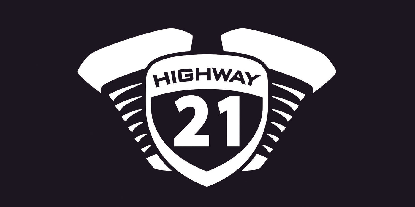 Highway 21 Wall Banner Black 3' X 6' HWY 21 3X6 BLACK