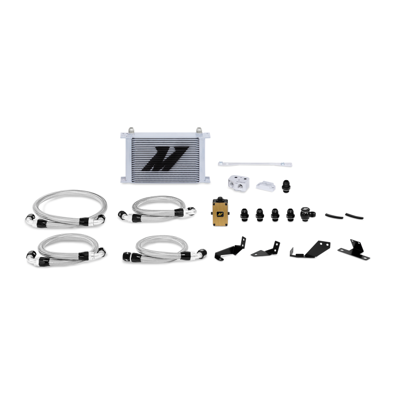Mishimoto 04-06 Pontiac GTO 5.7L/6.0L Thermostatic Oil Cooler Kit Silver MMOC-GTO-04T