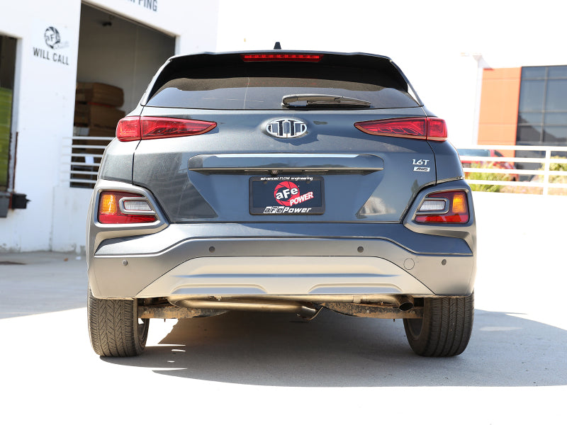 aFe Takeda 2-1/2in 304 SS Axle-Back Exhaust (No Muffler) 18-21 Hyundai Kona L4 1.6L (t) 49-37017NM