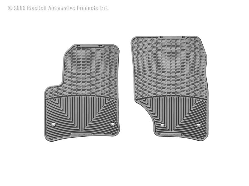 WeatherTech 03-10 Porsche Cayenne Front Rubber Mats Grey W46GR