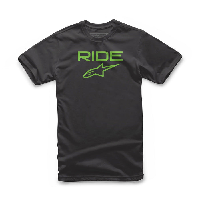 Alpinestars Boys 2.0 TEE, Kid's Ride. el Black/Green X-Small