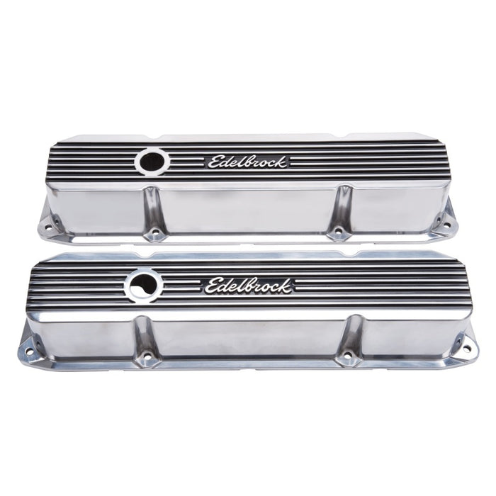 Edelbrock Valve Cover Elite II Chrysler 383-440 Big Block V8 Polished 4276