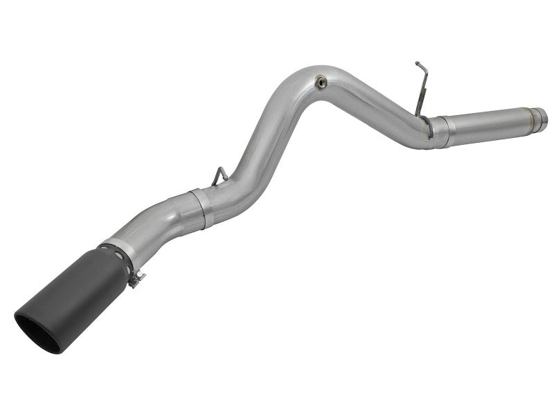 aFe LARGE Bore HD 5in Exhausts DPF-Back SS w/ Black Tips 16-17 GM Diesel Truck V8-6.6L (td) LML/L5P 49-44081-B