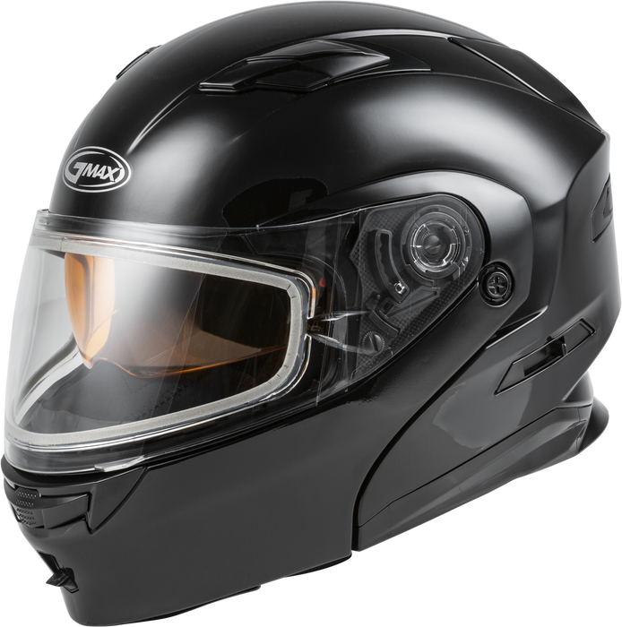 Gmax Md-01S 3X-Large Black Modular Snow Helmet W Double Lens Shield M2010029
