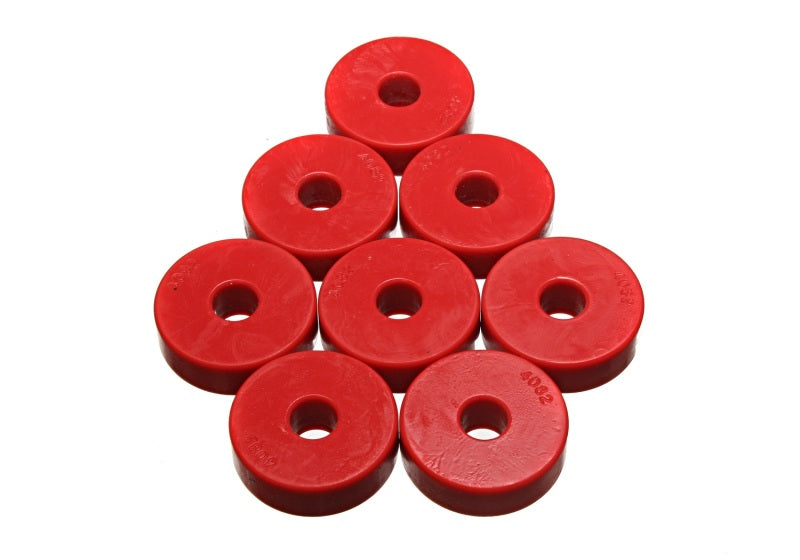 Energy Suspension Pad Firm 1-15/16in OD x 9/16in ID x 21/32in H Red 9.9529R