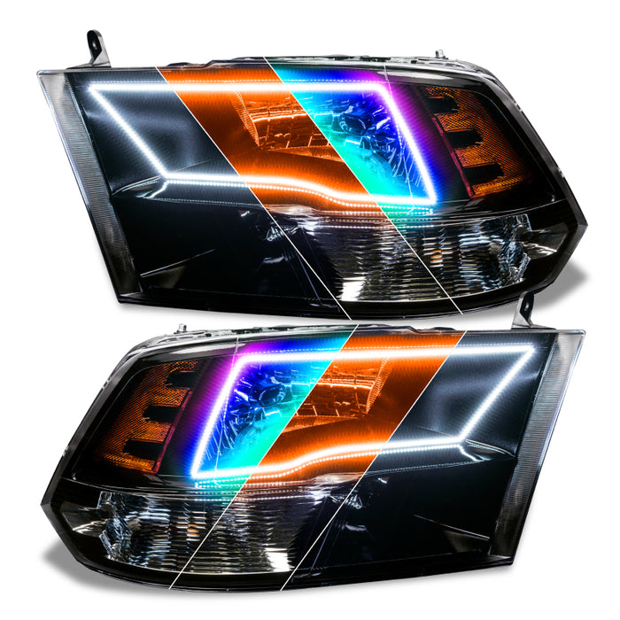 Oracle Lights 1328-504 Headlight Halo Kit + Turn Signals ColorShift Simple NEW Fits select: 2013-2018 RAM 1500, 2009-2012 DODGE RAM 1500