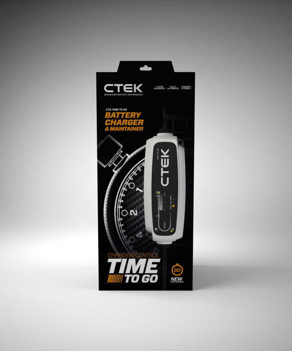 Ctek () Ct5 Time To Go-12 Volt Battery Charger And Maintainer With Accessories 40-255