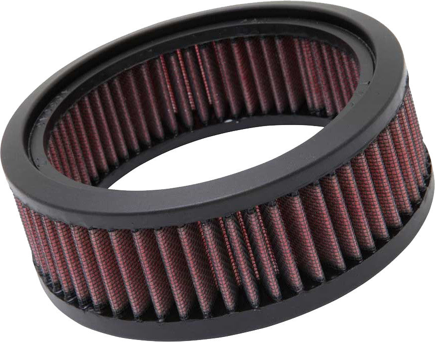 K&N E-3225 Round Air Filter 6"Od, 4-5/8"Id, 2-3/16"H; S&S Filter , black