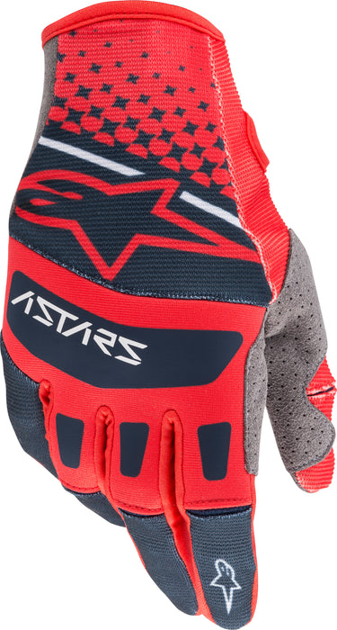 Alpinestars 3561020-3071-M Techstar Gloves Red/Navy Md