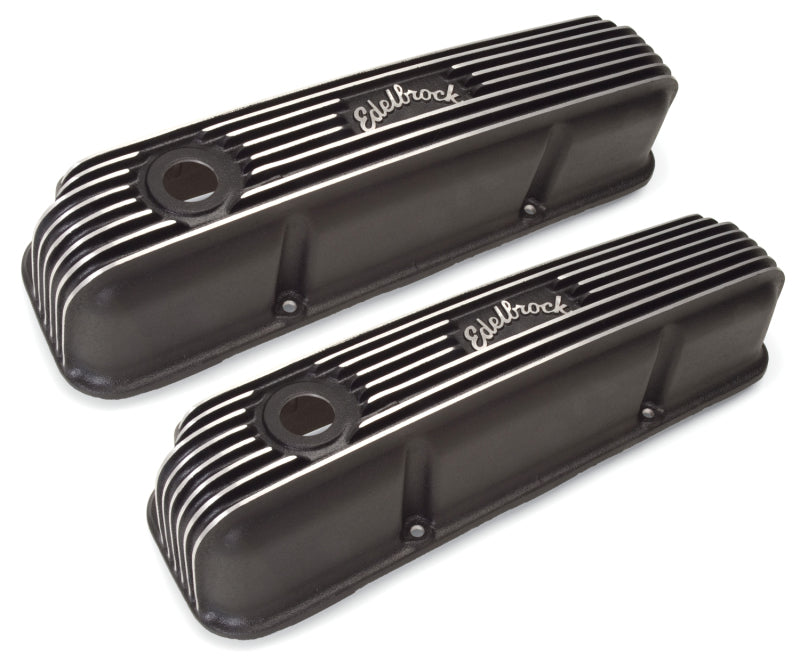 Edelbrock Valve Cover Classic Series Ford 1958-1976 FE V8 Black 41623