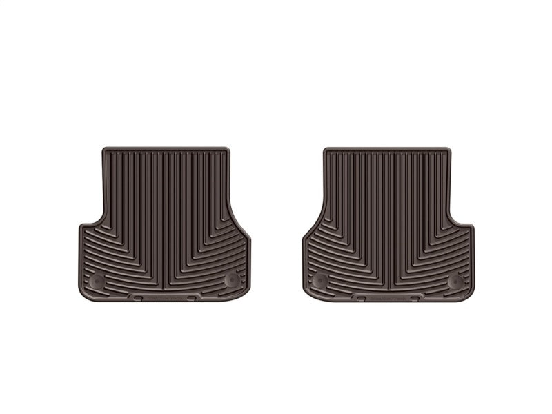 WeatherTech 2012+ Audi A6/S6 Rear Rubber Mats Cocoa W301CO