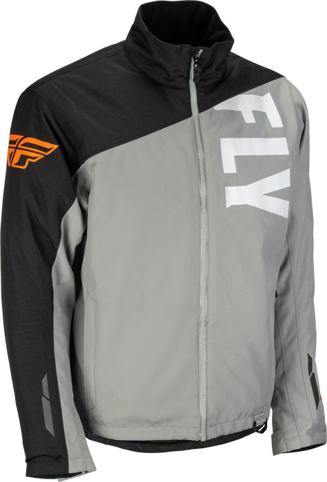 Fly Racing 2023 Aurora Jacket (Grey/Black/Orange, Medium)