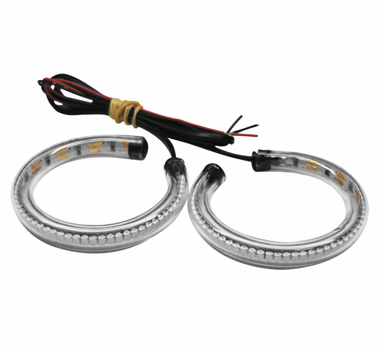 New Rage Cycles RAGE-360-47 Rage 360 LED Turn Signals - Clear / 47mm