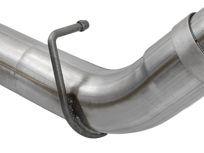 aFe Victory Series 4in 409-SS DPF-Back Exhaust w/ Dual Polished Tips 2017 GM Duramax V8-6.6L(td) L5P 49-44089-P