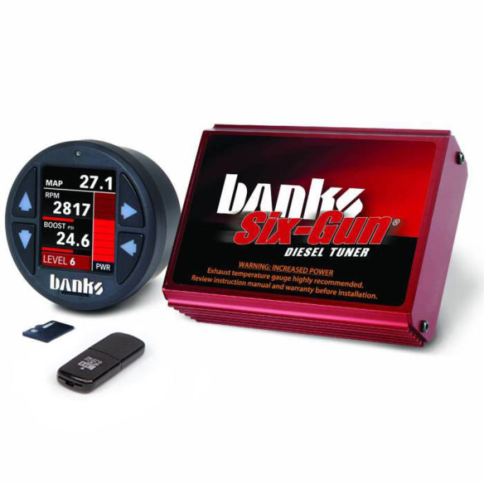 Banks 04-05 Chevy/GMC 2500/3500 6.6L LLY Six-Gun Diesel Tuner w/ iDash-1.8 DataMonster 61442