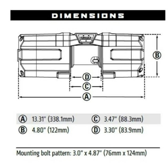 Warn AXON 45RC Powersport Winch - 101240