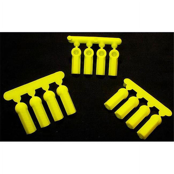 RPM RC Products RPM73377 Heavy Duty Rod Ends, Yellow - 12 Piece