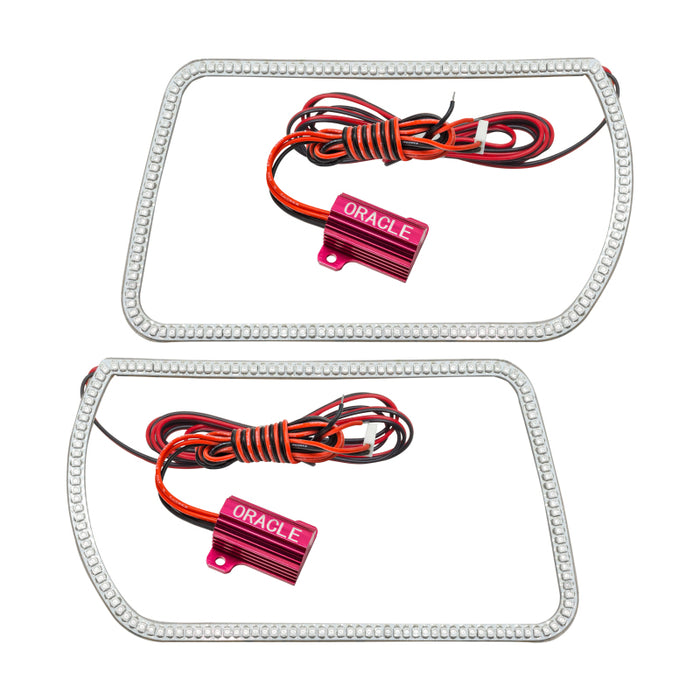 Oracle Compatible with Dodge Ram Sport 09-15 LED Fog Halo Kit White SEE WARRANTY 1184-001