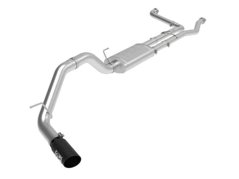 aFe MACHForce XP Exhausts Cat-Back SS-409 Compatible with Nissan Titan XD 16-19 V8-5.6L Black 49-46135-B