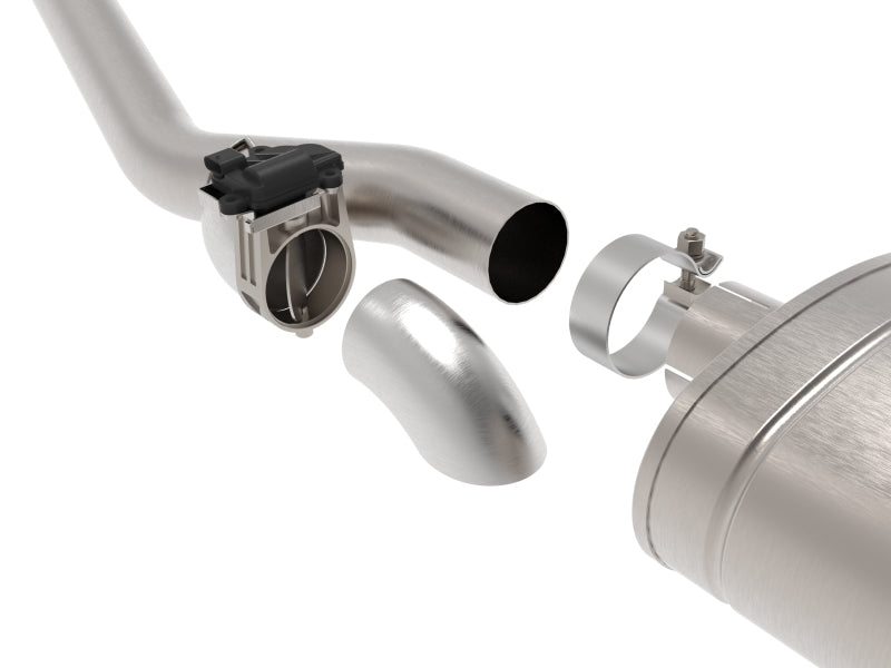 aFe Gemini XV 3in 304 SS Cat-Back Exhaust w/ Cutout 19-21 GM Silverado/Sierra 1500 V8- w/ Black Tips 49-34139-P