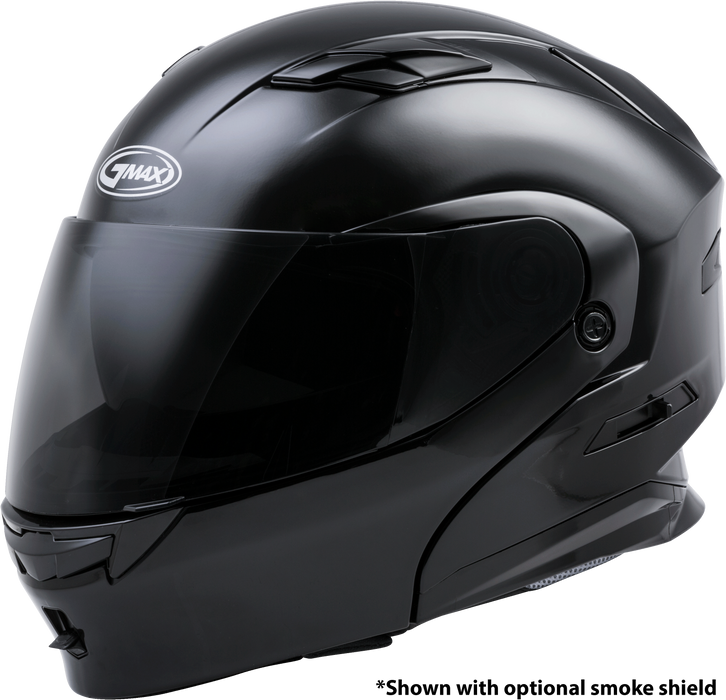 GMAX MD-01, DOT Approved Modular Helmet for Motorcycles, Scooters, Mopeds and More (Black, XXX-Large)