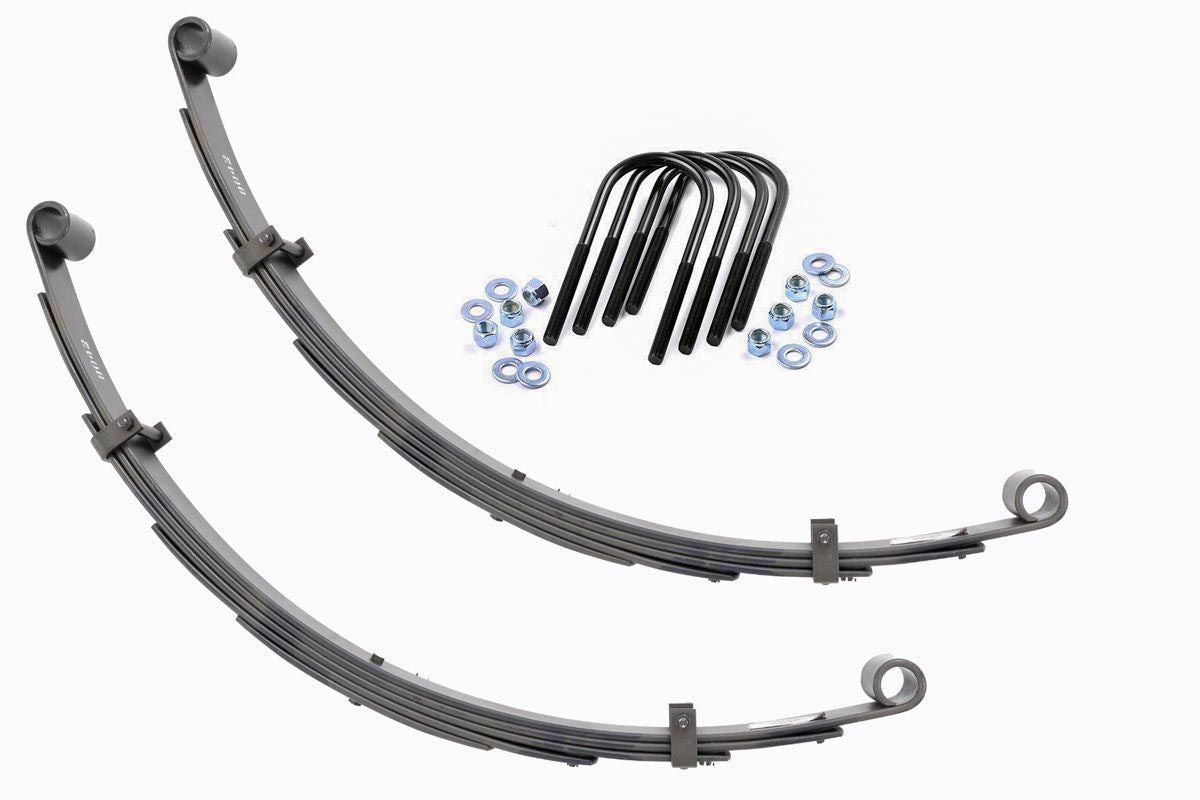 Rough Country Rear Leaf Springs 4" Lift Pair Fits toyotaLand Cruiser FJ40 (64-80) 8042KIT