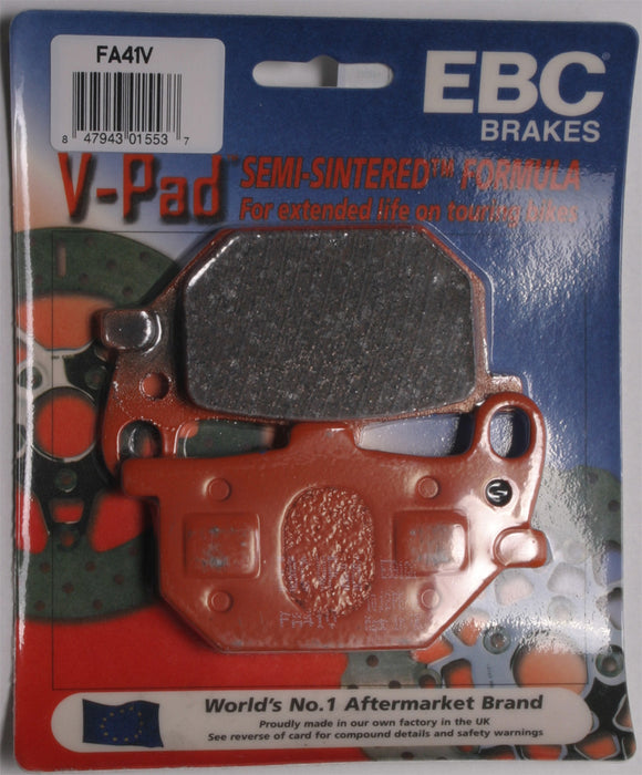 EBC Brakes FA41V Semi Sintered Disc Brake Pad